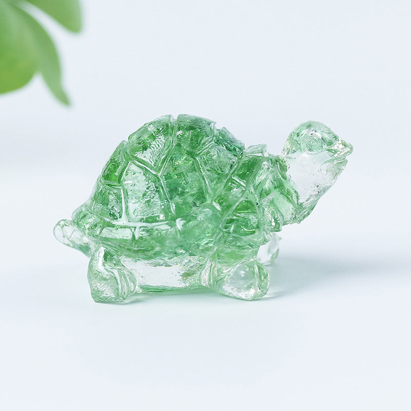 Colle de gravier en cristal Olivenorma Décoration en pierres précieuses pour petite tortue - image 57