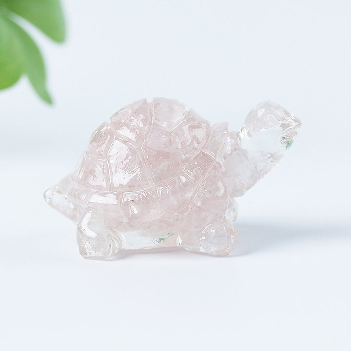 Colle de gravier en cristal Olivenorma Décoration en pierres précieuses pour petite tortue - image 24