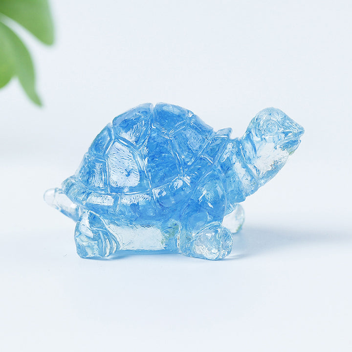 Colle de gravier en cristal Olivenorma Décoration en pierres précieuses pour petite tortue - image 65