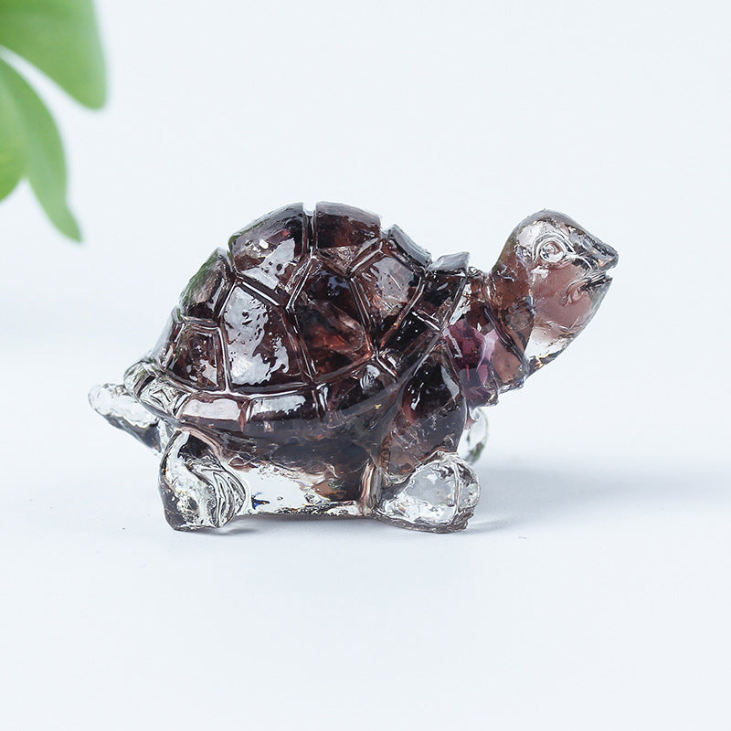 Colle de gravier en cristal Olivenorma Décoration en pierres précieuses pour petite tortue - image 69