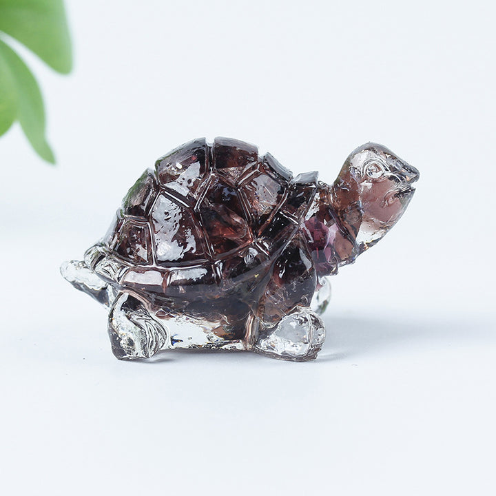 Colle de gravier en cristal Olivenorma Décoration en pierres précieuses pour petite tortue - image 69