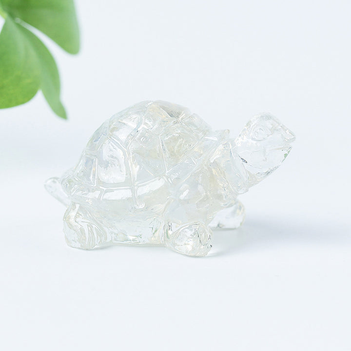 Colle de gravier en cristal Olivenorma Décoration en pierres précieuses pour petite tortue - image 33