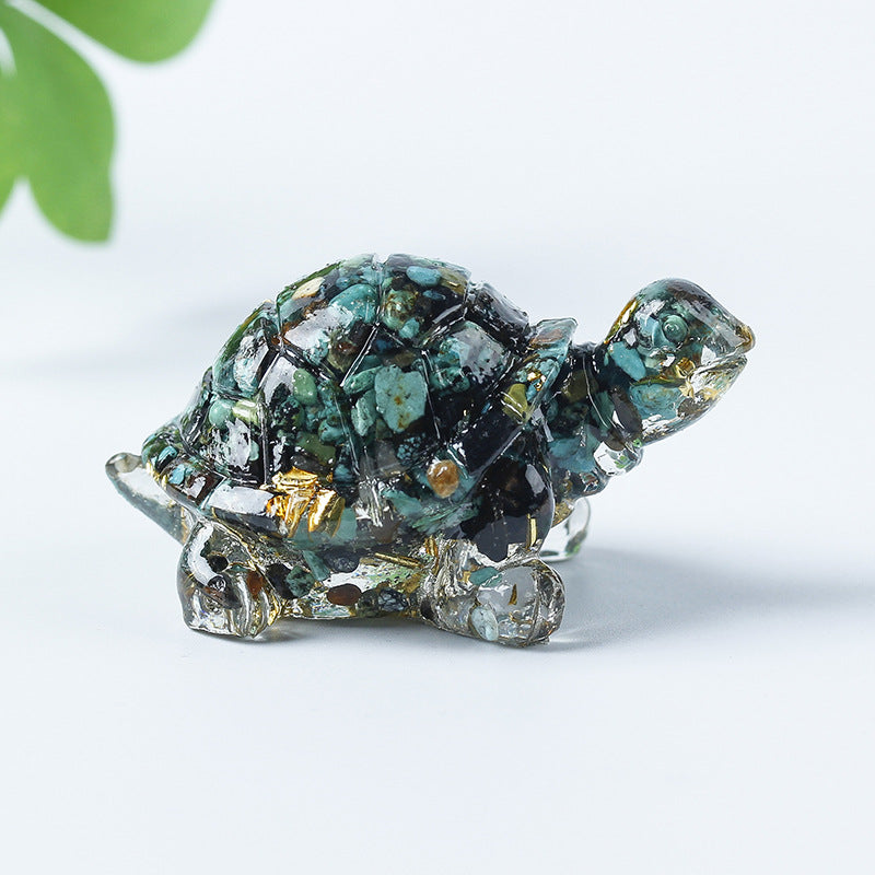 Colle de gravier en cristal Olivenorma Décoration en pierres précieuses pour petite tortue - image 73