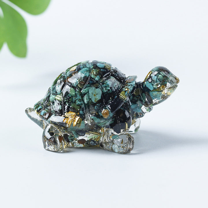 Colle de gravier en cristal Olivenorma Décoration en pierres précieuses pour petite tortue - image 73