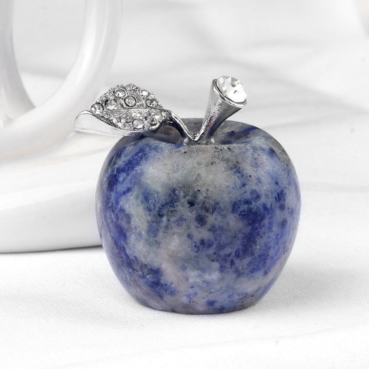 Petite pomme en cristal pour décoration d'intérieur Olivenorma