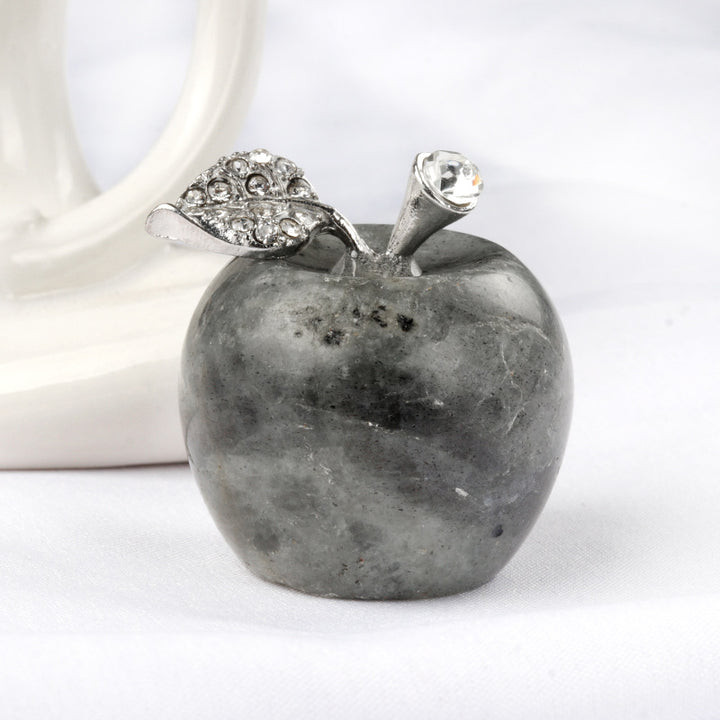 Petite pomme en cristal pour décoration d'intérieur Olivenorma