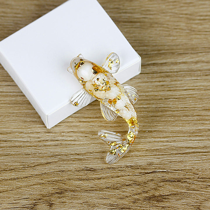 Figurine de poisson en cristal Olivenorma Ocean Harmony, décoration en pierre précieuse - Nacre - Avec carte - image 23