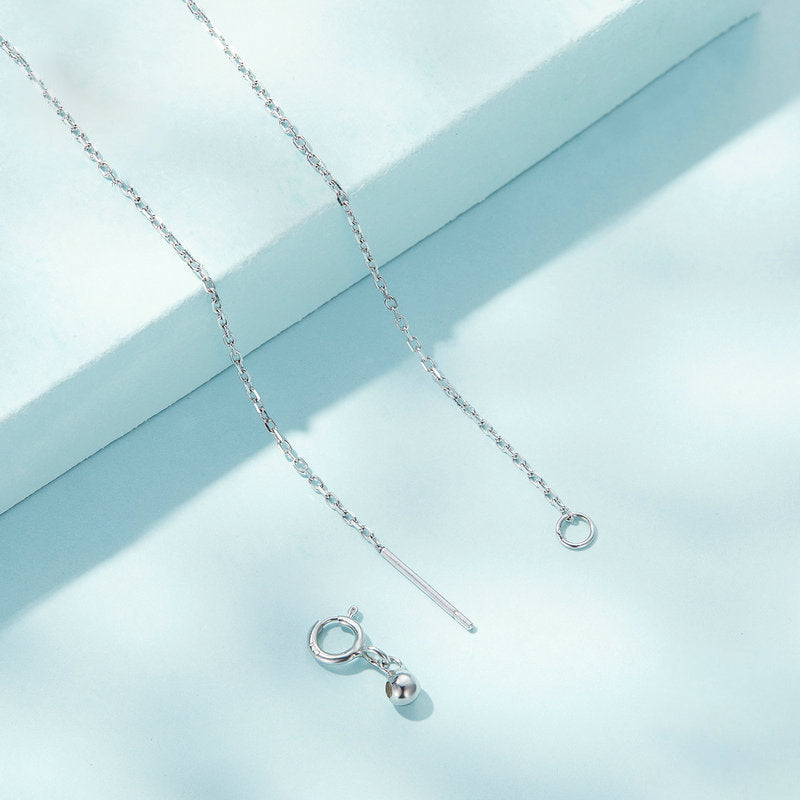 Collier pendentif en argent sterling Olivenorma en forme de larmes du mauvais œil 