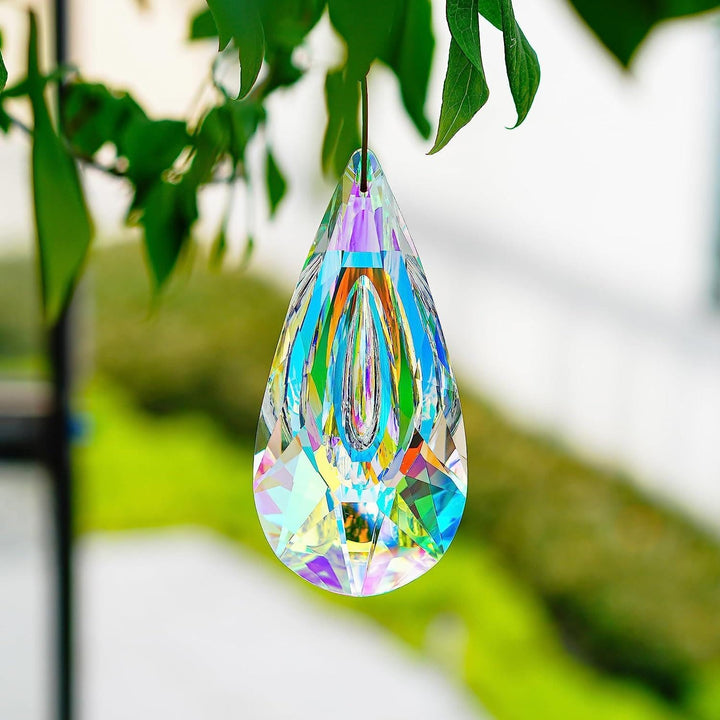 Olivenorma AB-Attrape-soleil à prisme en cristal suspendu coloré