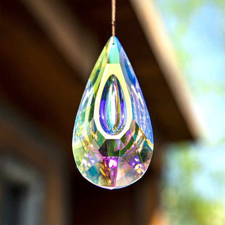 Olivenorma AB-Attrape-soleil à prisme en cristal suspendu coloré