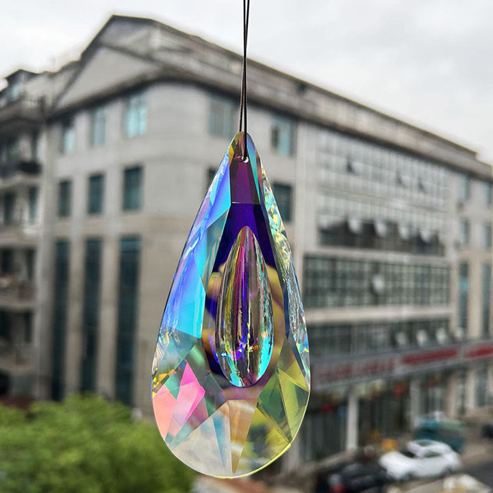 Olivenorma AB-Attrape-soleil à prisme en cristal suspendu coloré