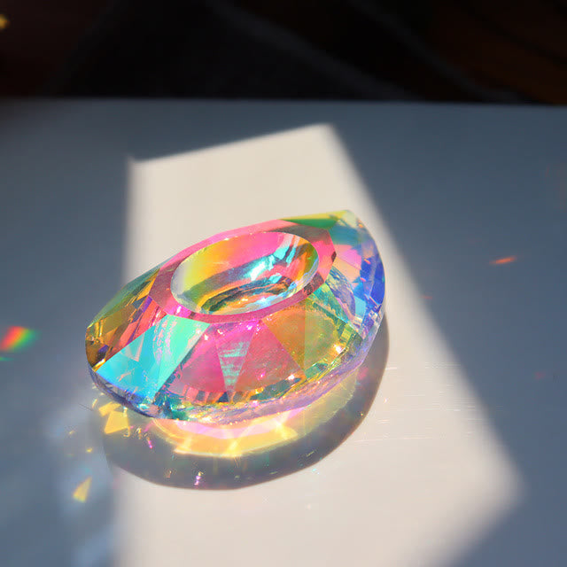 Lustre suspendu Olivenorma Cristaux Prismes Fenêtre Attrape-soleil