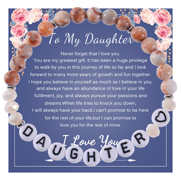 Bracelet en pierres naturelles Olivenorma Cadeaux pour la meilleure maman 