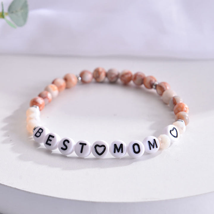 Bracelet en pierres naturelles Olivenorma Cadeaux pour la meilleure maman 