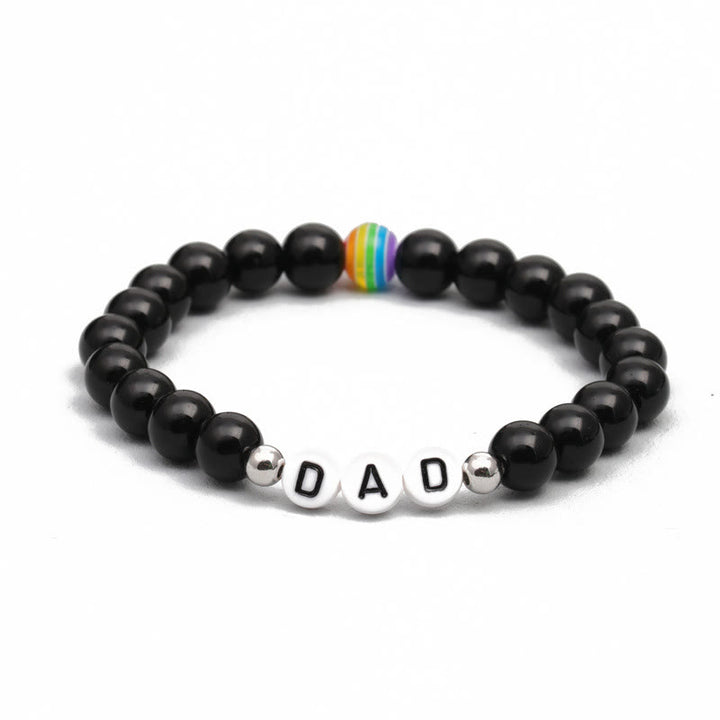 Bracelet de perles en pierre naturelle Chakra Olivenorma « DAD »