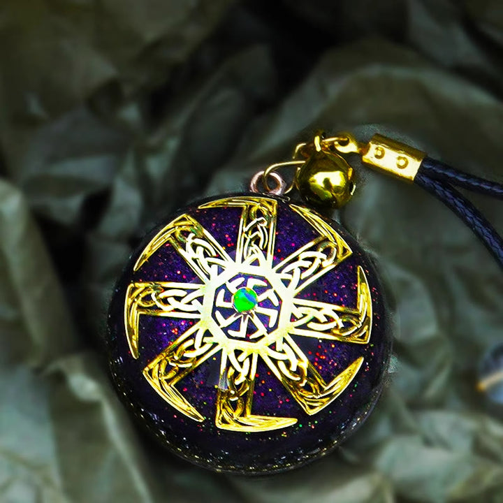 Collier Orgonite Lapis Lazuli Olivenorma 