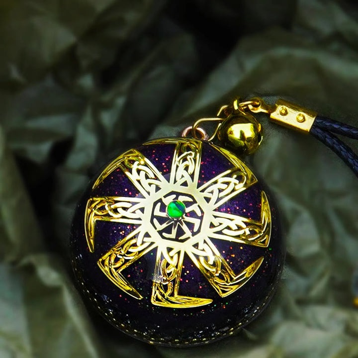 Collier Orgonite Lapis Lazuli Olivenorma 