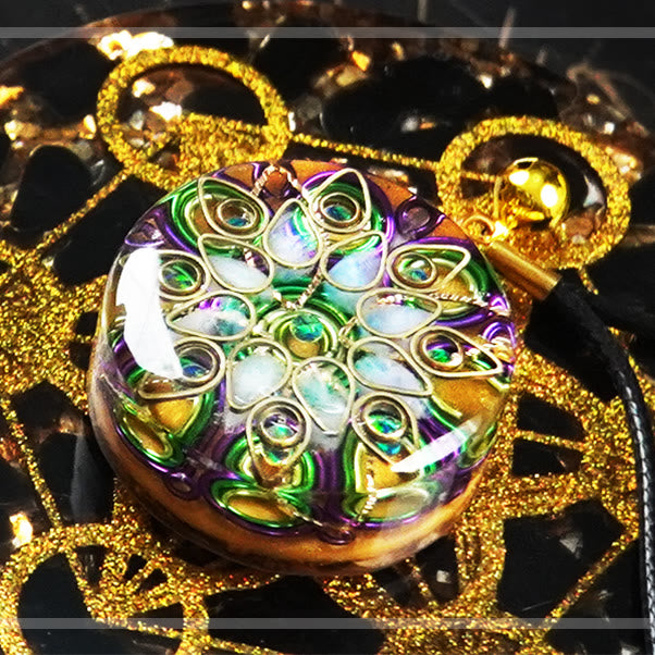 Collier Orgonite en Pierre de Lune Olivenorma « Déesse du Clair de Lune » 