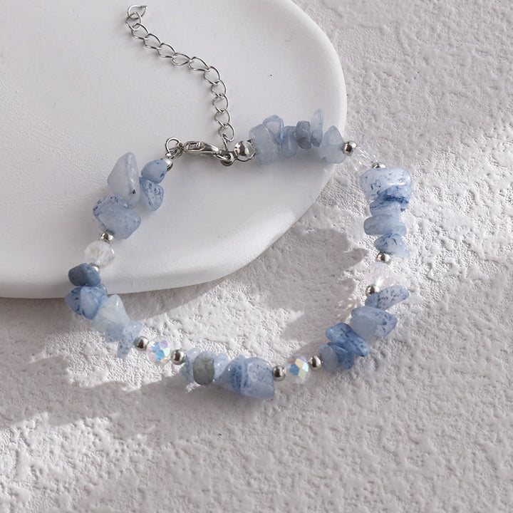 Bracelet en cristal naturel démagnétisé irrégulier Olivenorma