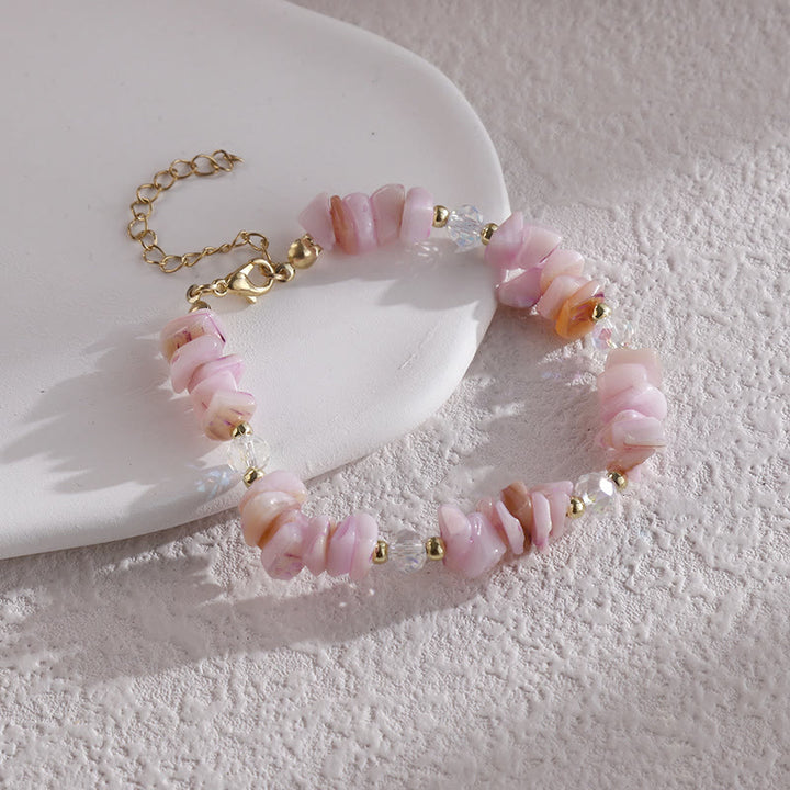 Bracelet en cristal naturel démagnétisé irrégulier Olivenorma