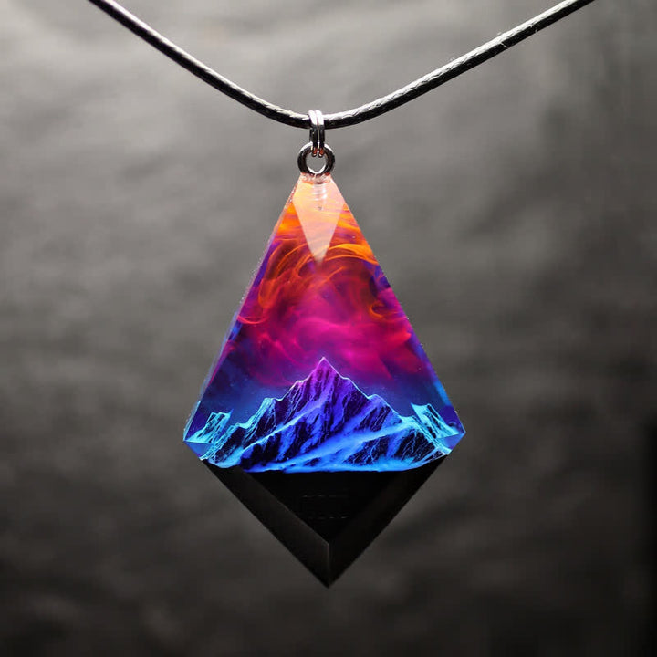 Olivenorma Snow Mountain Northern Lights Bois Résine