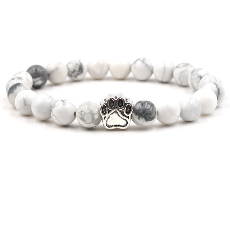 Bracelet de protection pour pattes de chien errant Olivenorma avec carte - Turquoise blanche - Avec carte - image 31