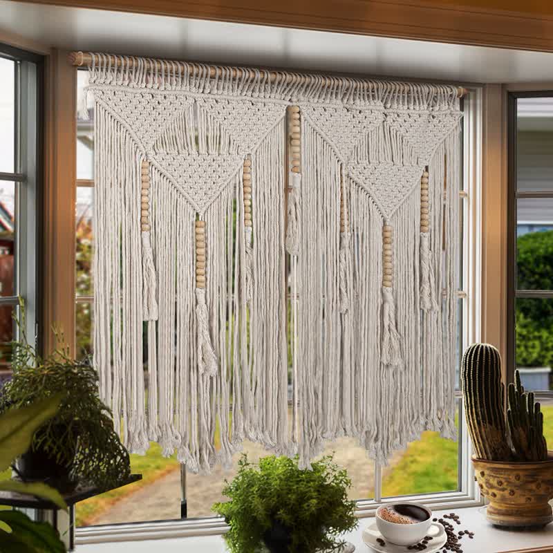 Tapisserie Boho Olivenorma Grande décoration murale en macramé - image 7