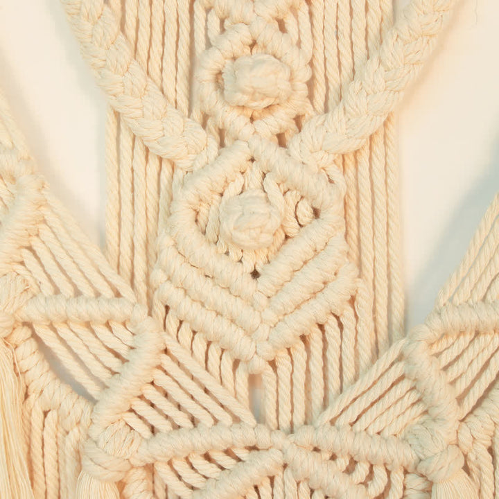 Décoration murale tissée en macramé Boho Olivenorma