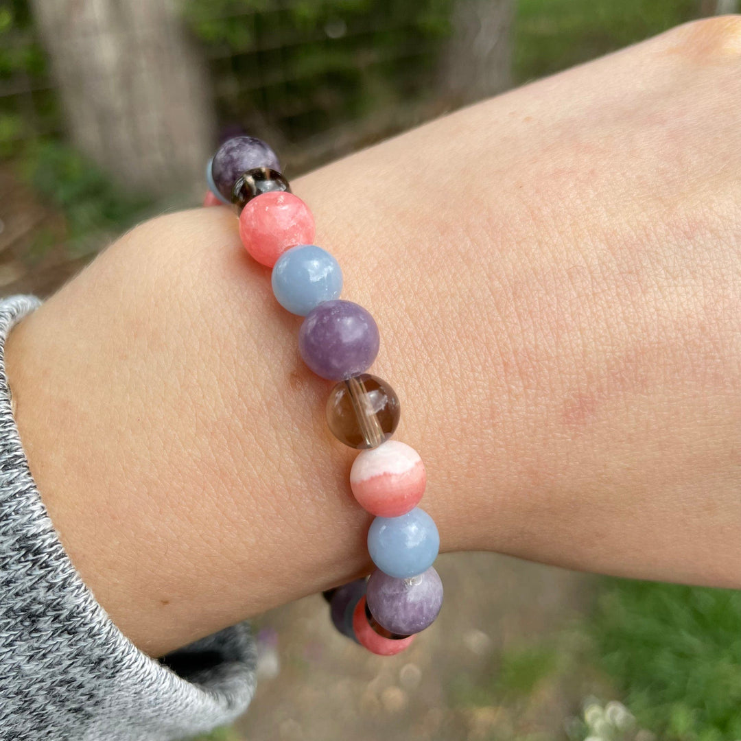 Bracelet de perles de soutien au deuil et à la perte Olivenorma