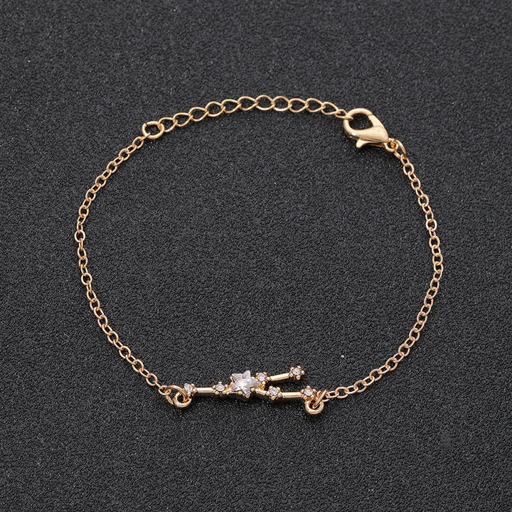 Bracelet astrologique Olivenorma avec douze constellations 
