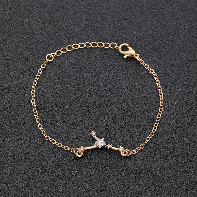 Bracelet astrologique Olivenorma avec douze constellations 