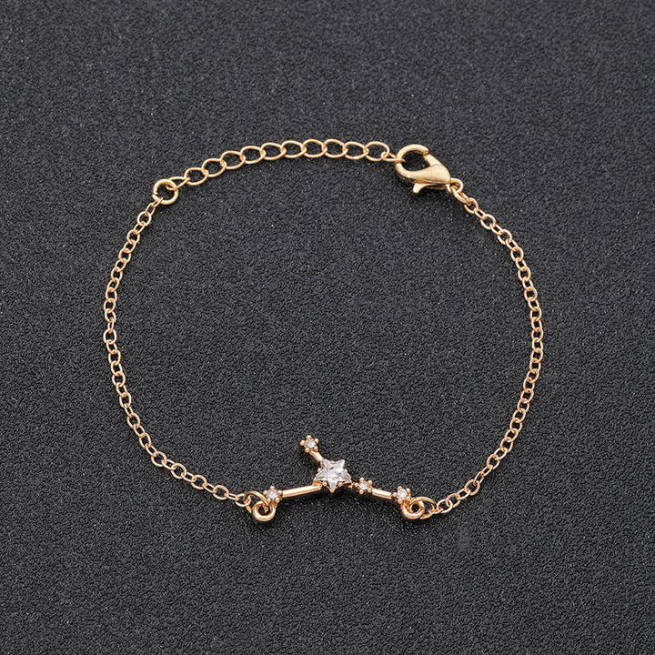 Bracelet astrologique Olivenorma avec douze constellations 