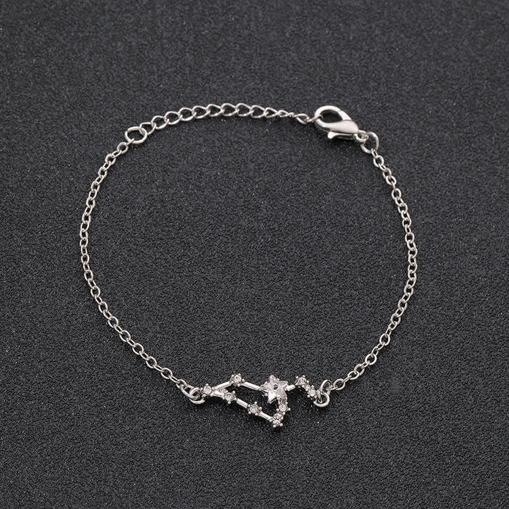 Bracelet astrologique Olivenorma avec douze constellations 