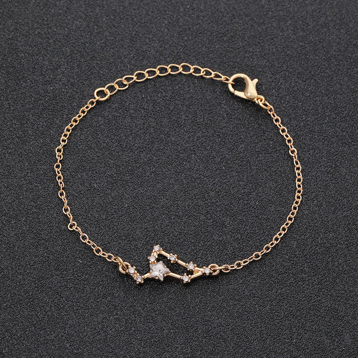 Bracelet astrologique Olivenorma avec douze constellations 