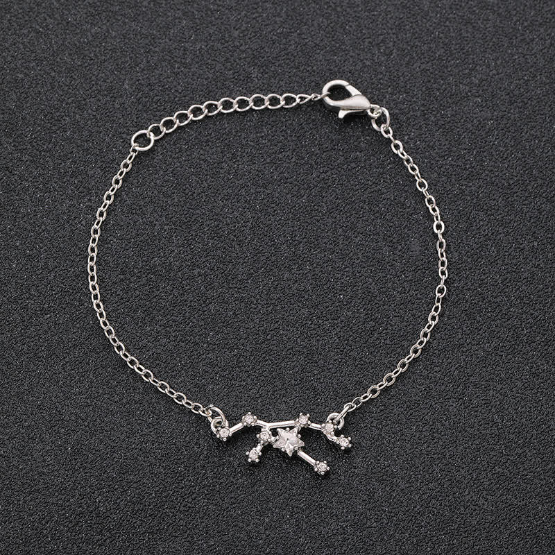 Bracelet astrologique Olivenorma avec douze constellations 