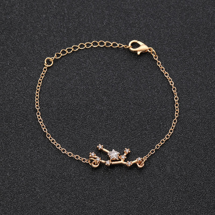 Bracelet astrologique Olivenorma avec douze constellations 