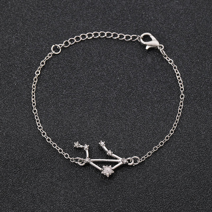 Bracelet astrologique Olivenorma avec douze constellations 