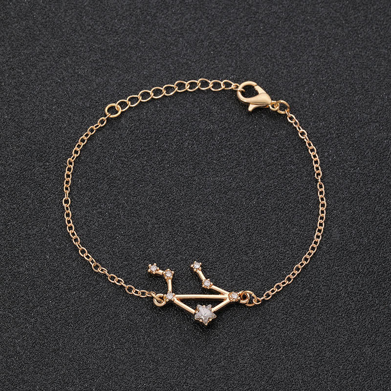 Bracelet astrologique Olivenorma avec douze constellations 