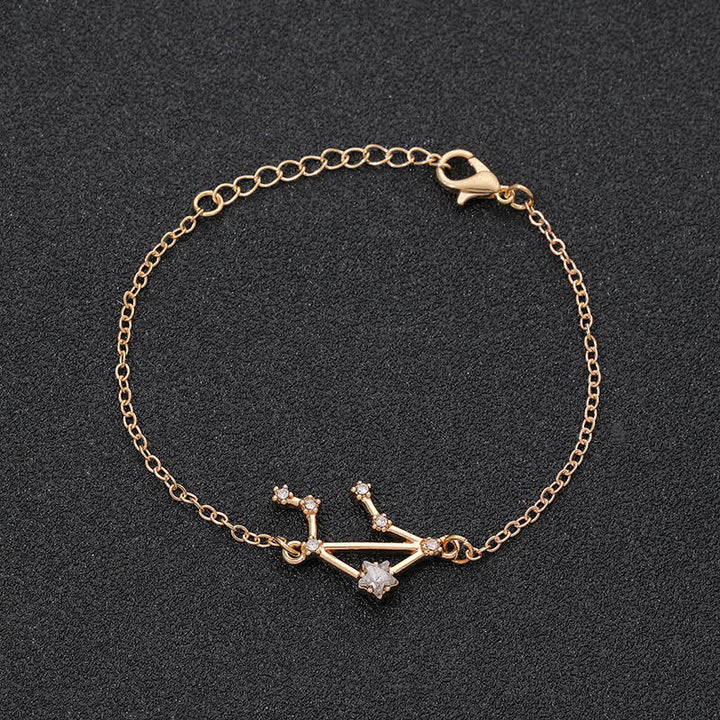 Bracelet astrologique Olivenorma avec douze constellations 