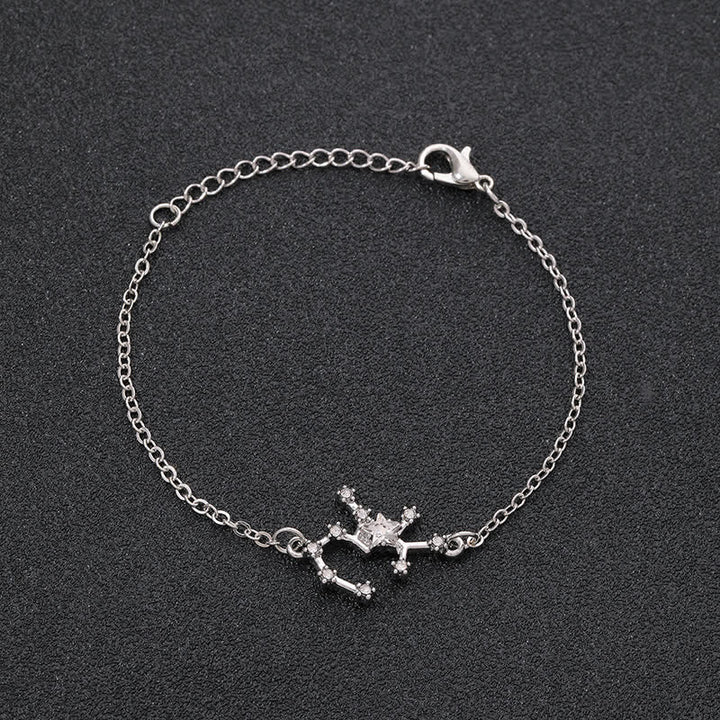 Bracelet astrologique Olivenorma avec douze constellations 