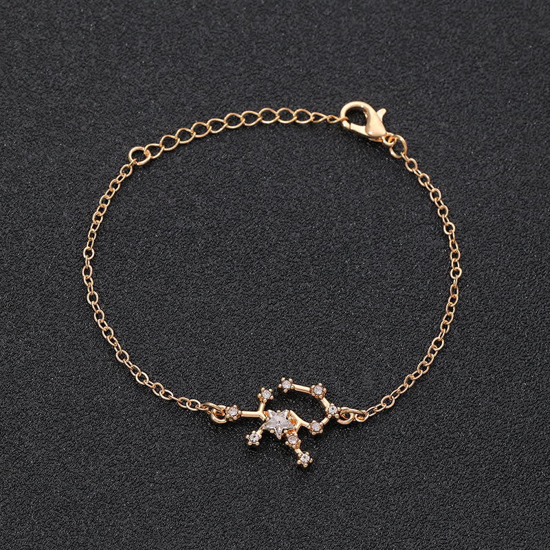 Bracelet astrologique Olivenorma avec douze constellations 