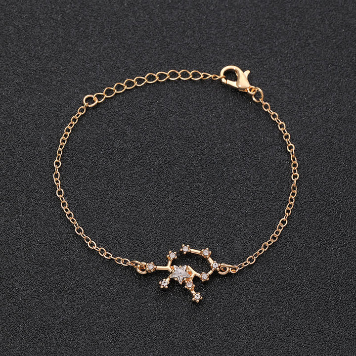 Bracelet astrologique Olivenorma avec douze constellations 