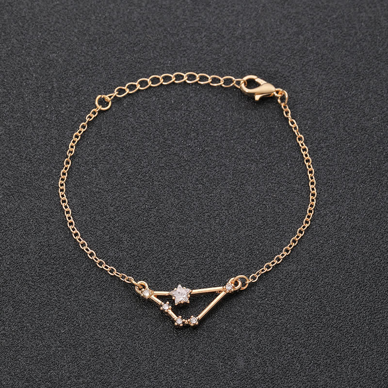 Bracelet astrologique Olivenorma avec douze constellations 