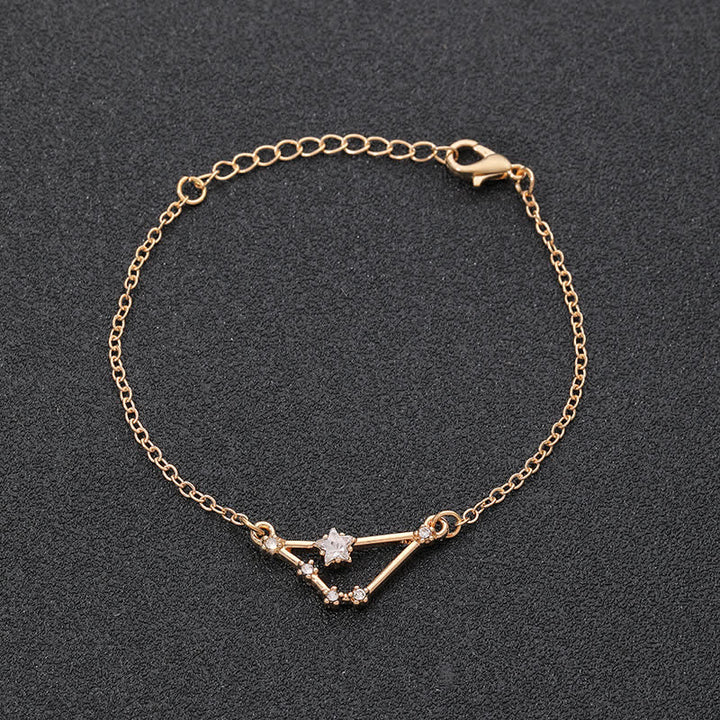 Bracelet astrologique Olivenorma avec douze constellations 
