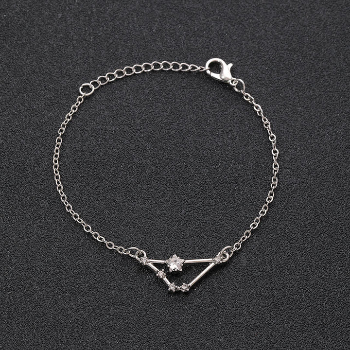 Bracelet astrologique Olivenorma avec douze constellations 