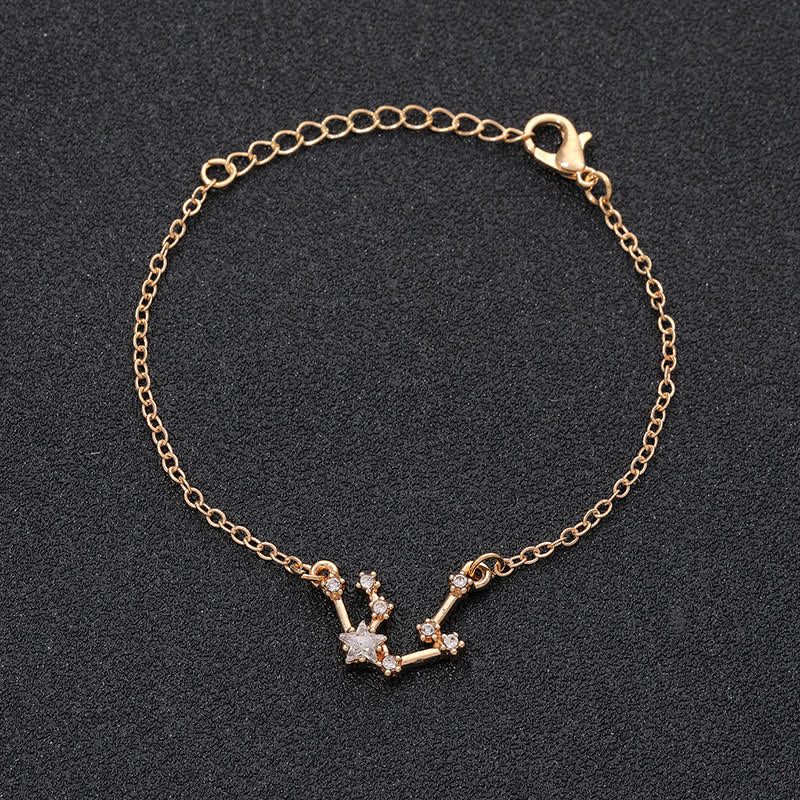 Bracelet astrologique Olivenorma avec douze constellations 