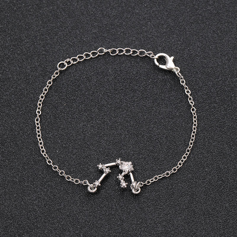 Bracelet astrologique Olivenorma avec douze constellations 