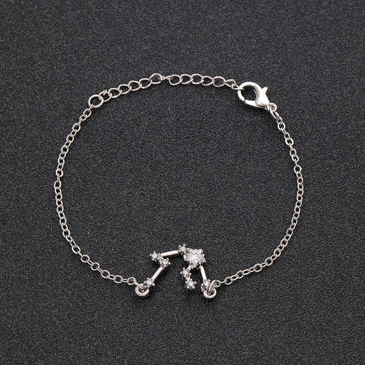 Bracelet astrologique Olivenorma avec douze constellations 