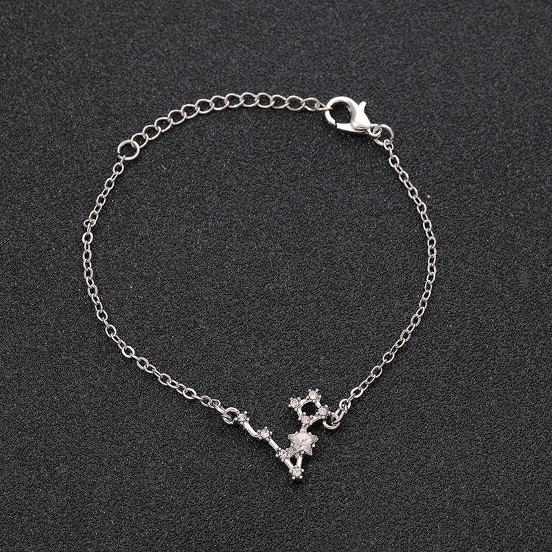 Bracelet astrologique Olivenorma avec douze constellations 