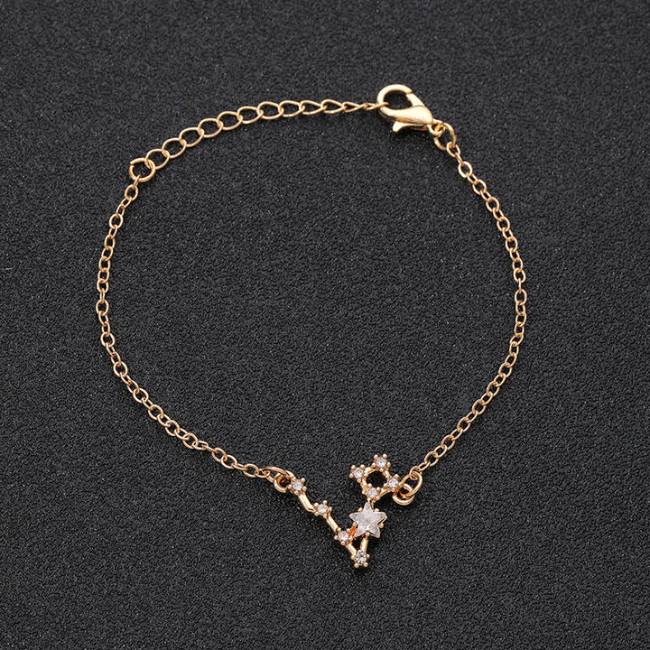 Bracelet astrologique Olivenorma avec douze constellations 
